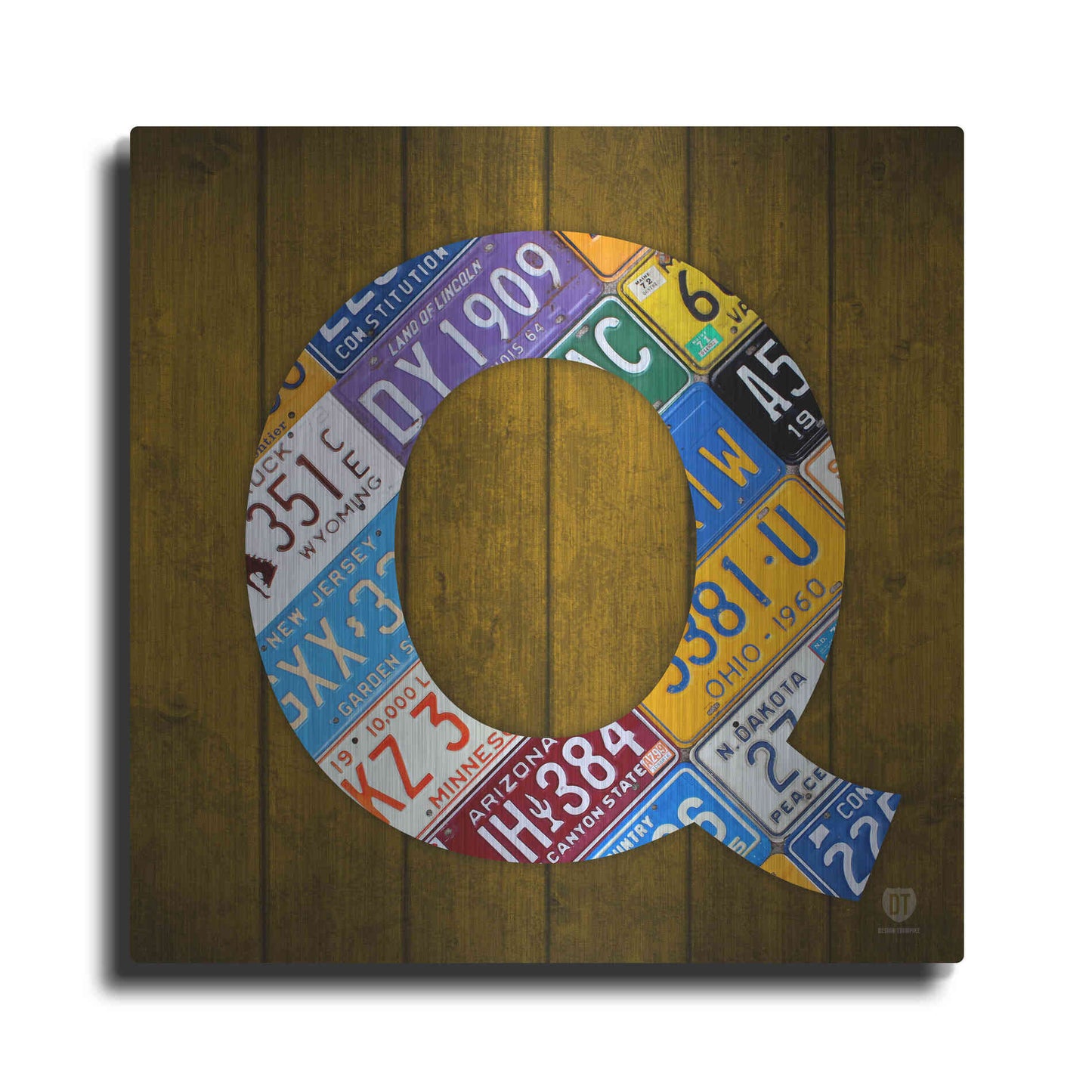 Luxe Metal Art 'Q' by Design Turnpike, Metal Wall Art