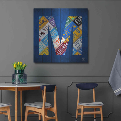 Luxe Metal Art 'M' by Design Turnpike, Metal Wall Art,36x36