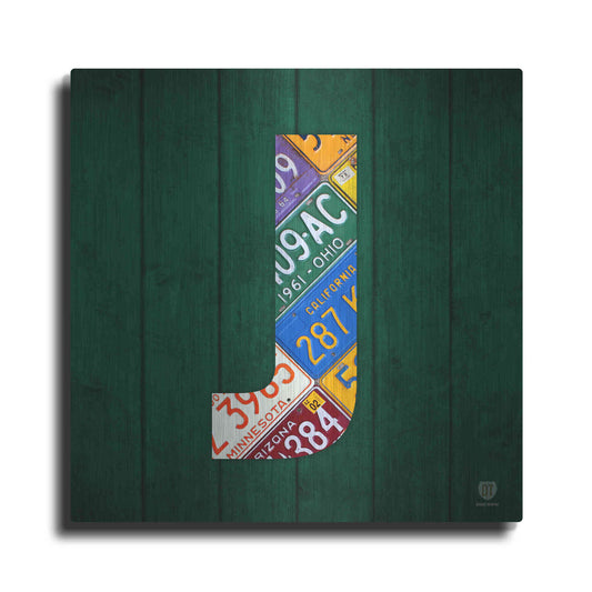 Luxe Metal Art 'J' by Design Turnpike, Metal Wall Art