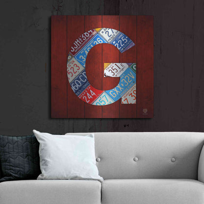 Luxe Metal Art 'G' by Design Turnpike, Metal Wall Art,36x36