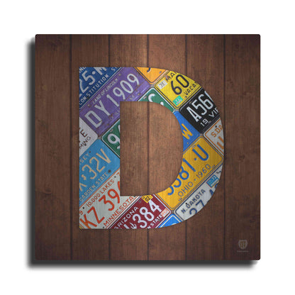 Luxe Metal Art 'D' by Design Turnpike, Metal Wall Art