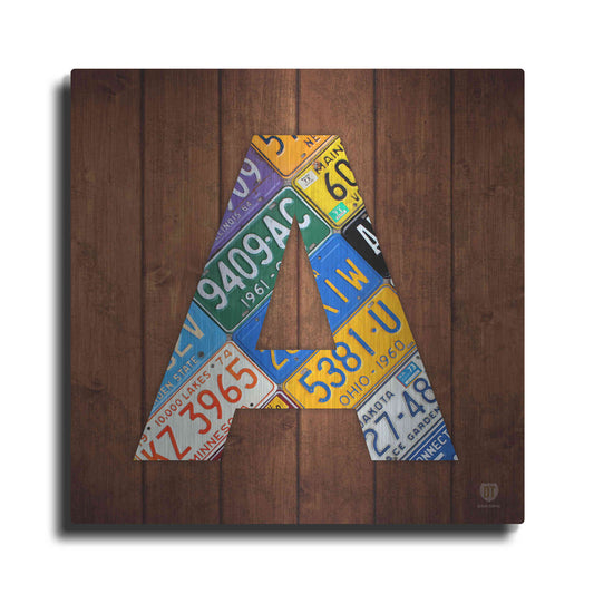 Luxe Metal Art 'A' by Design Turnpike, Metal Wall Art