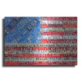 Luxe Metal Art 'USA Flag' by Design Turnpike, Metal Wall Art