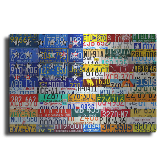 Luxe Metal Art 'Scrap Flag' by Design Turnpike, Metal Wall Art
