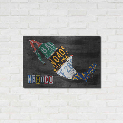 Luxe Metal Art 'Mexico Done Gray' by Design Turnpike, Metal Wall Art,36x24