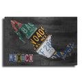 Luxe Metal Art 'Mexico Done Gray' by Design Turnpike, Metal Wall Art