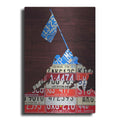 Luxe Metal Art 'Iwo Jima License Plate Art' by Design Turnpike, Metal Wall Art