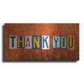 Luxe Metal Art 'Thank You' by Design Turnpike, Metal Wall Art