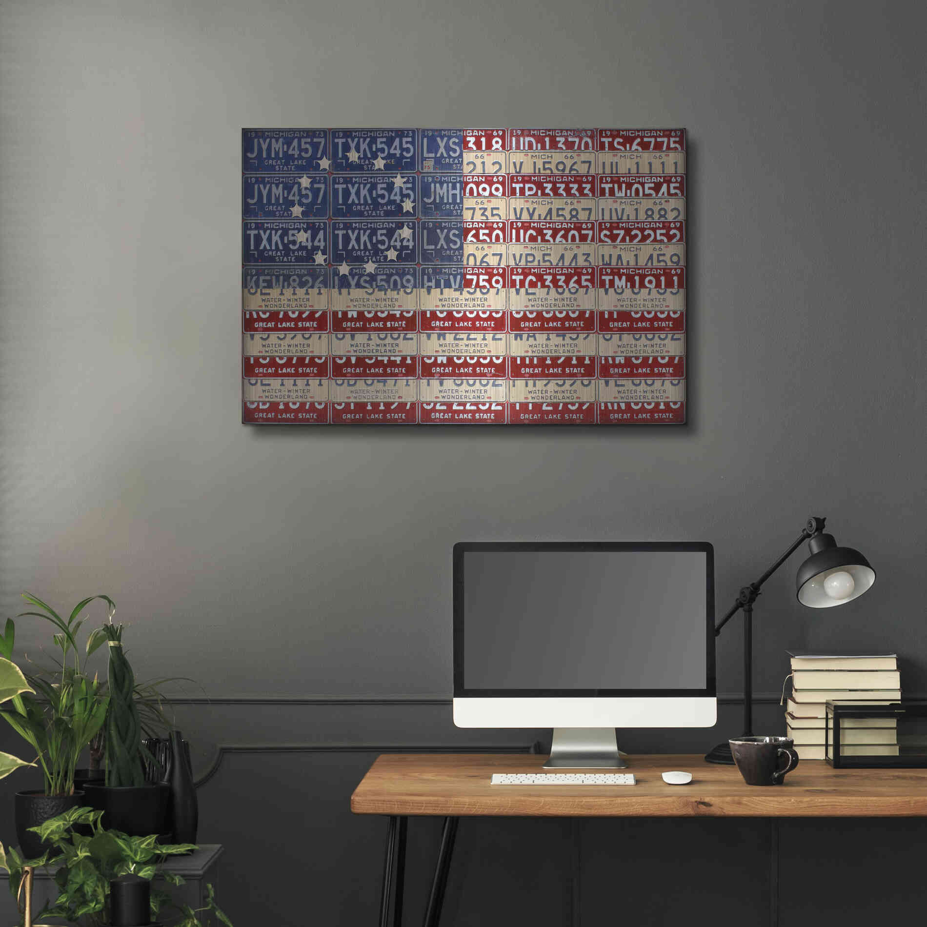 Luxe Metal Art 'Betsy Ross Flag' by Design Turnpike, Metal Wall Art,36x24