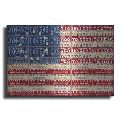 Luxe Metal Art 'Betsy Ross Flag' by Design Turnpike, Metal Wall Art