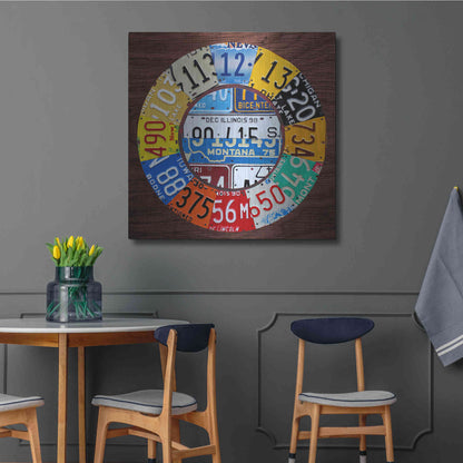 Luxe Metal Art 'Clock Square' by Design Turnpike, Metal Wall Art,36x36