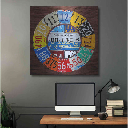 Luxe Metal Art 'Clock Square' by Design Turnpike, Metal Wall Art,36x36