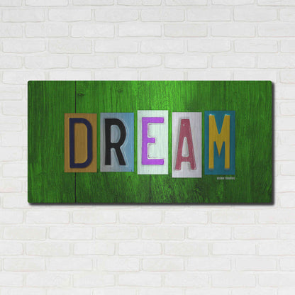 Luxe Metal Art 'Dream' by Design Turnpike, Metal Wall Art,48x24