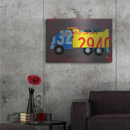 Luxe Metal Art 'Dump Truck' by Design Turnpike, Metal Wall Art,36x24
