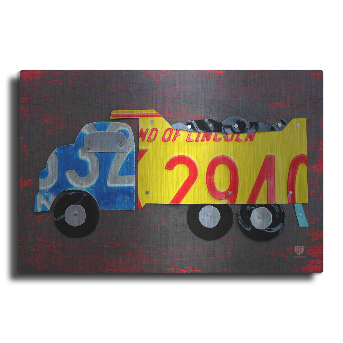 Luxe Metal Art 'Dump Truck' by Design Turnpike, Metal Wall Art