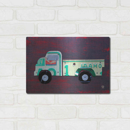 Luxe Metal Art 'Pickup Truck' by Design Turnpike, Metal Wall Art,16x12