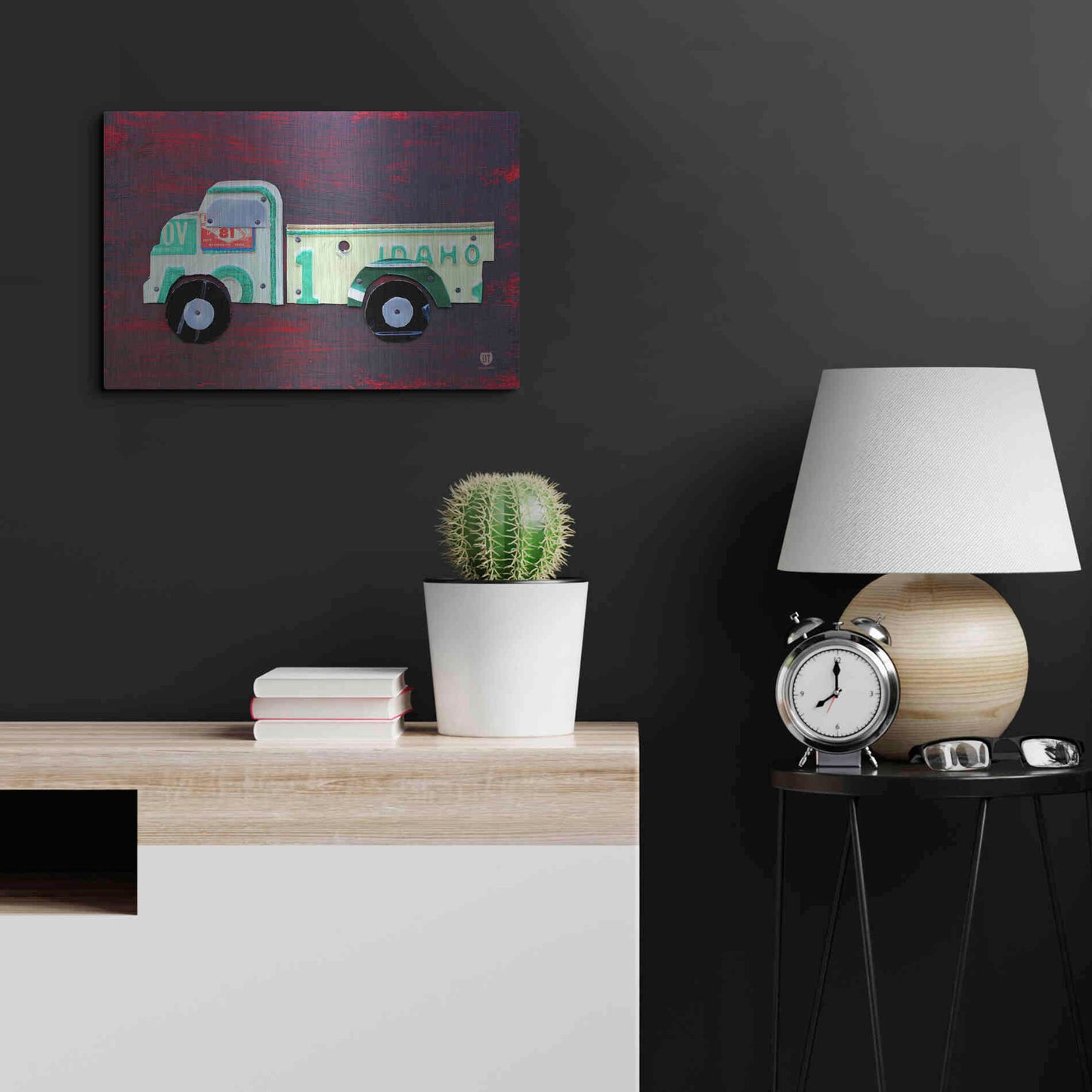 Luxe Metal Art 'Pickup Truck' by Design Turnpike, Metal Wall Art,24x16