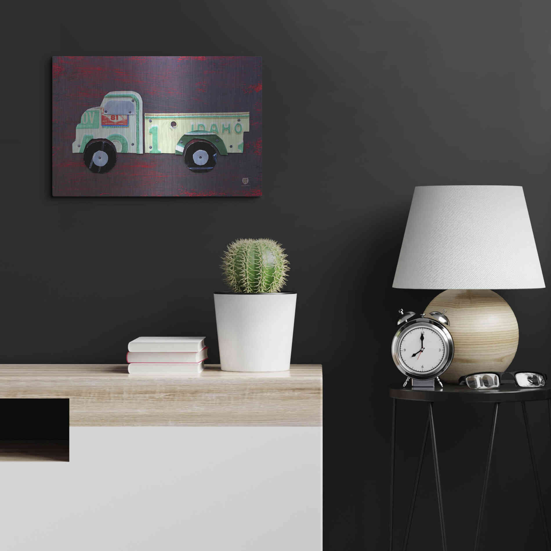 Luxe Metal Art 'Pickup Truck' by Design Turnpike, Metal Wall Art,24x16