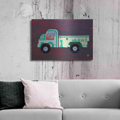 Luxe Metal Art 'Pickup Truck' by Design Turnpike, Metal Wall Art,36x24