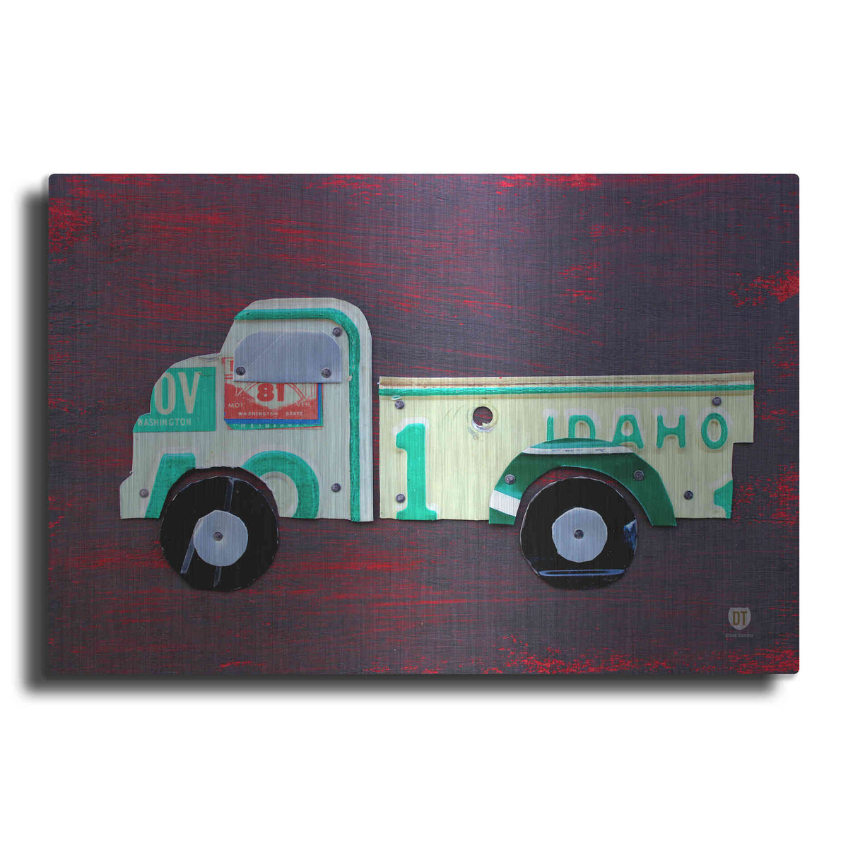 Luxe Metal Art 'Pickup Truck' by Design Turnpike, Metal Wall Art