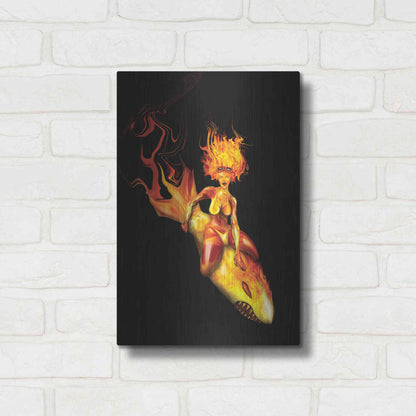 Luxe Metal Art 'Bombs Away' by Michael StewArt, Metal Wall Art,12x16