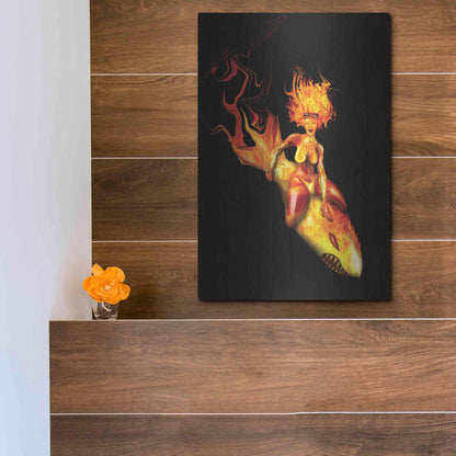 Luxe Metal Art 'Bombs Away' by Michael StewArt, Metal Wall Art,12x16