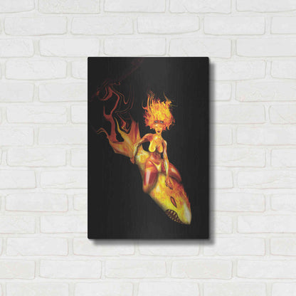 Luxe Metal Art 'Bombs Away' by Michael StewArt, Metal Wall Art,16x24