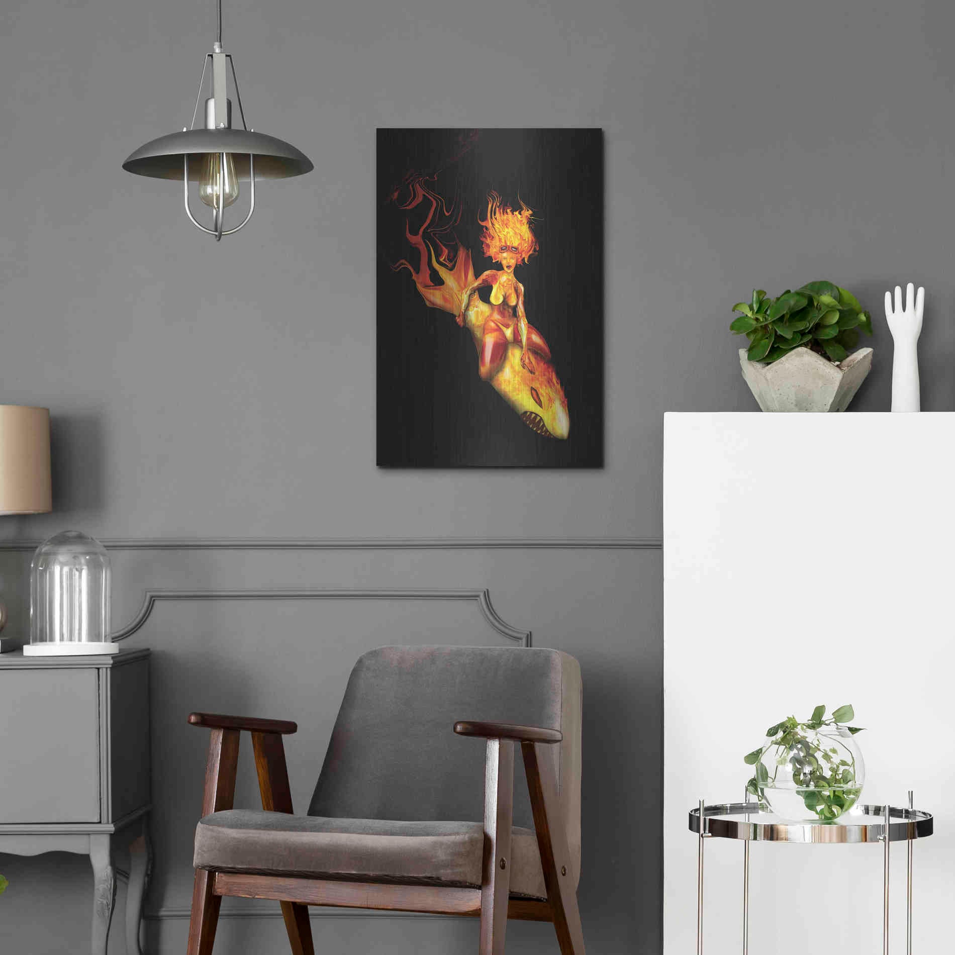 Luxe Metal Art 'Bombs Away' by Michael StewArt, Metal Wall Art,16x24