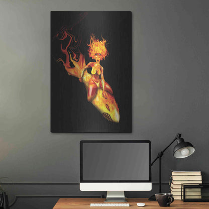 Luxe Metal Art 'Bombs Away' by Michael StewArt, Metal Wall Art,24x36