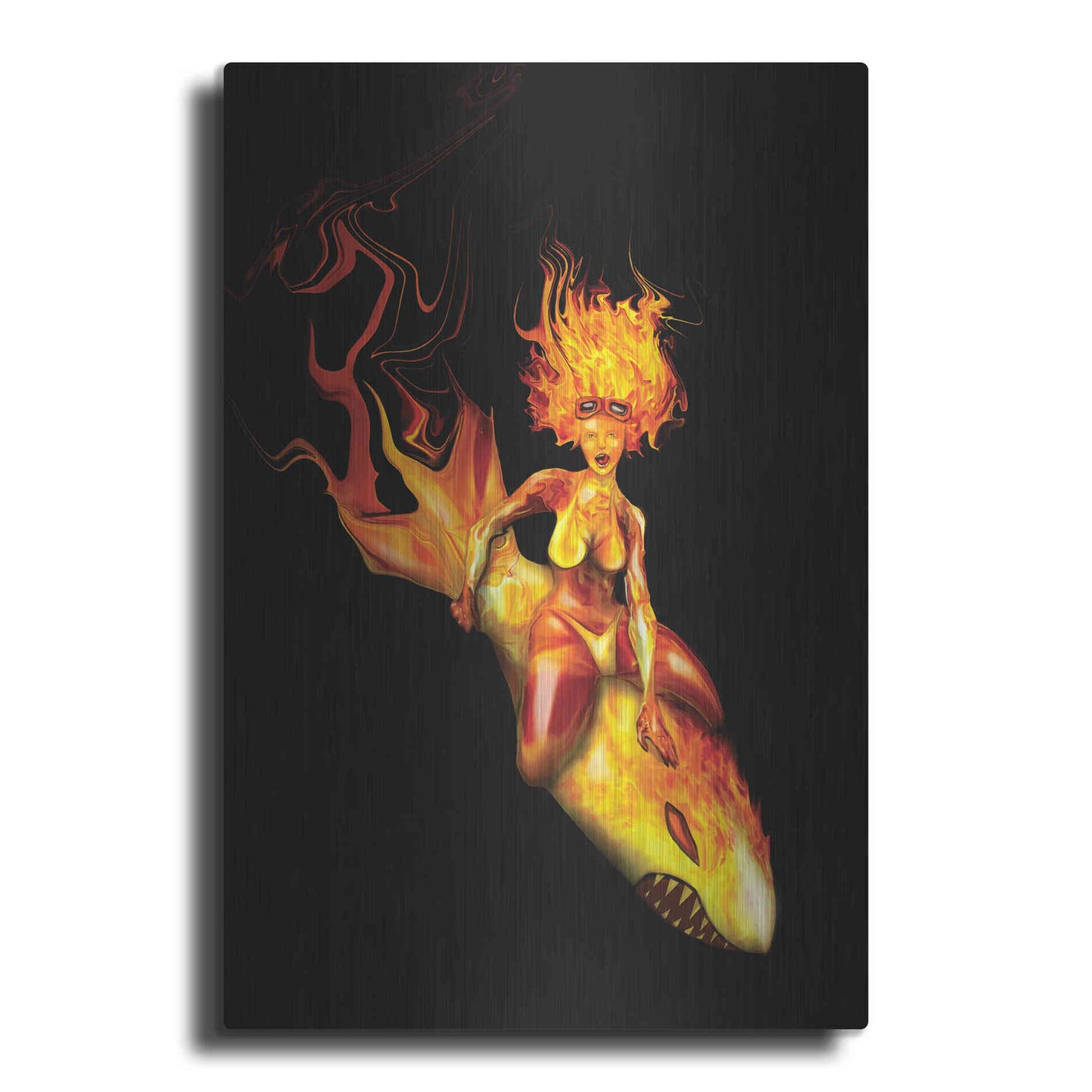 Luxe Metal Art 'Bombs Away' by Michael StewArt, Metal Wall Art