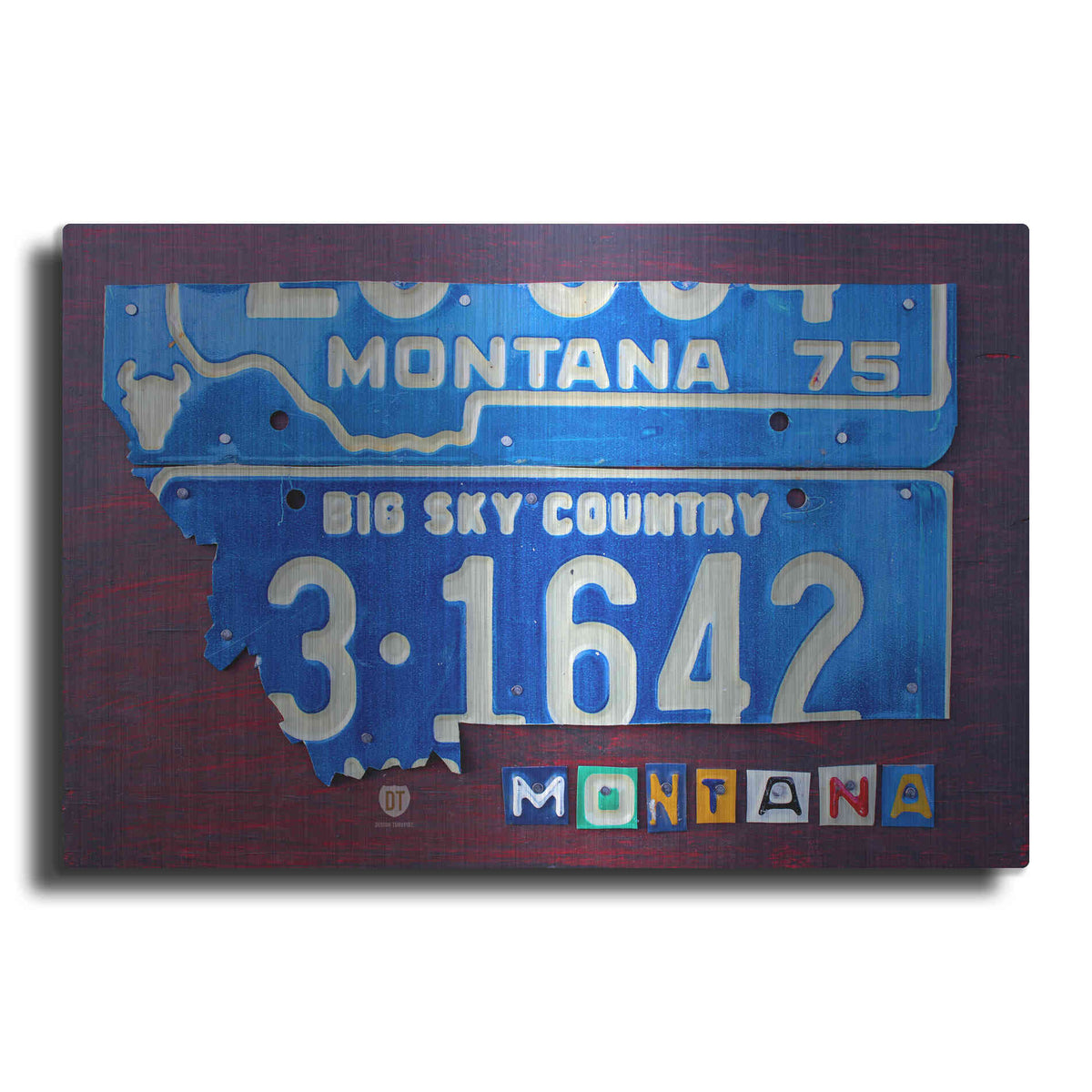 Luxe Metal Art 'Montana' by Design Turnpike, Metal Wall Art