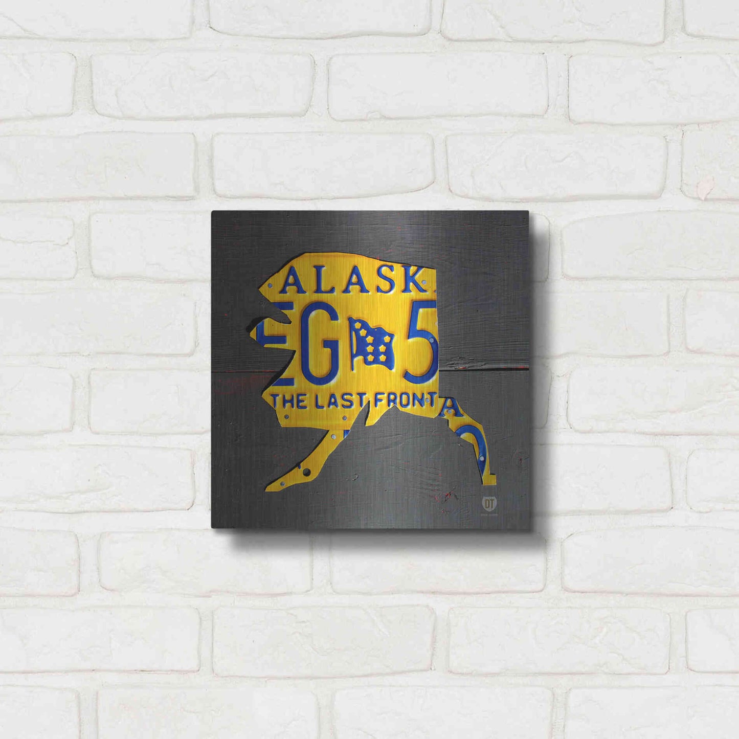 Luxe Metal Art 'Alaska' by Design Turnpike, Metal Wall Art,12x12