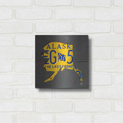 Luxe Metal Art 'Alaska' by Design Turnpike, Metal Wall Art,12x12