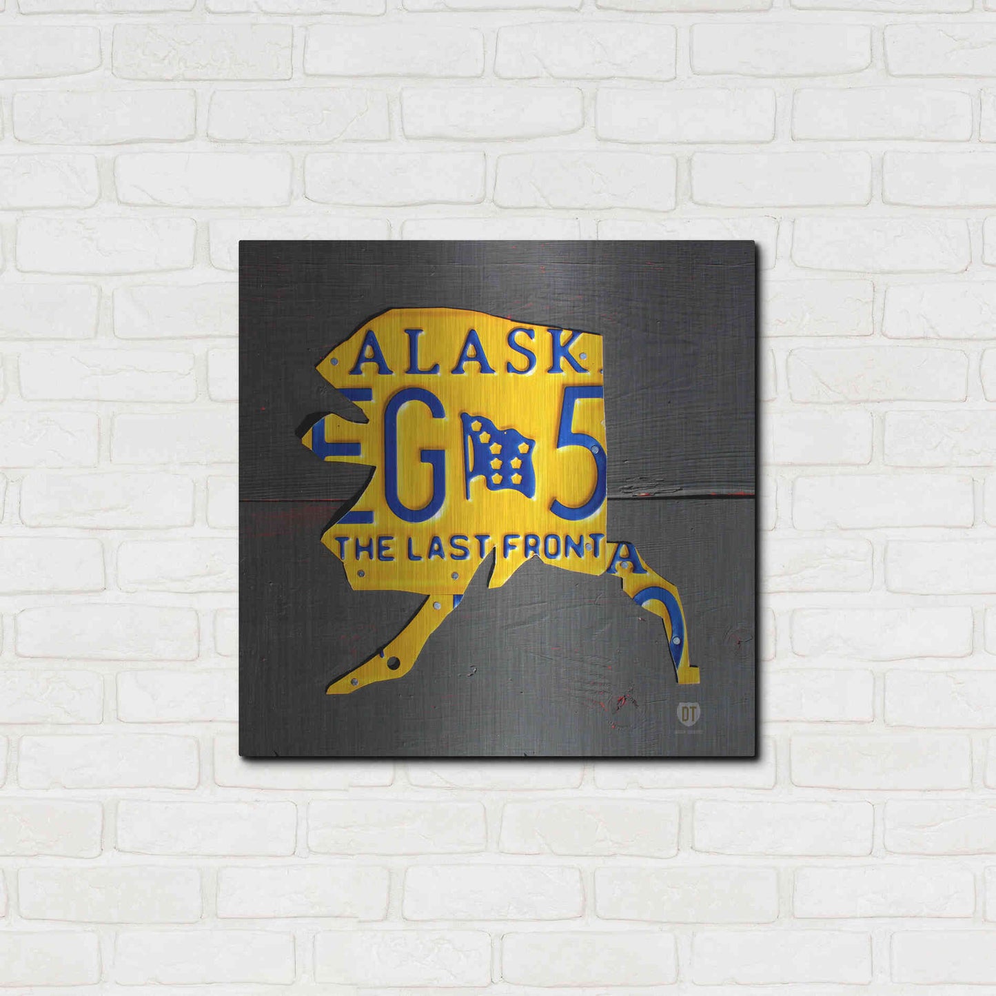 Luxe Metal Art 'Alaska' by Design Turnpike, Metal Wall Art,24x24