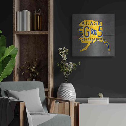 Luxe Metal Art 'Alaska' by Design Turnpike, Metal Wall Art,24x24