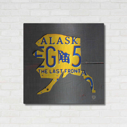 Luxe Metal Art 'Alaska' by Design Turnpike, Metal Wall Art,36x36