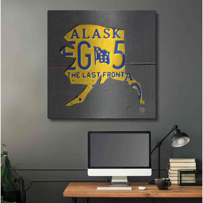 Luxe Metal Art 'Alaska' by Design Turnpike, Metal Wall Art,36x36