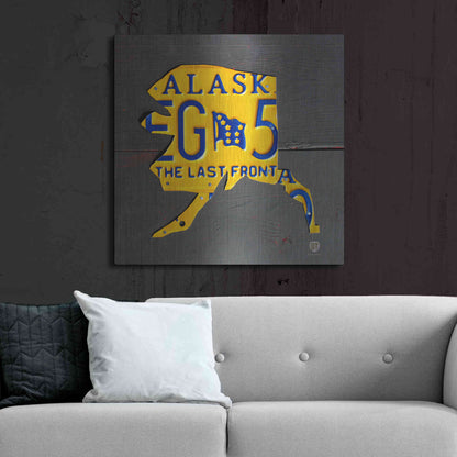 Luxe Metal Art 'Alaska' by Design Turnpike, Metal Wall Art,36x36
