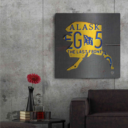 Luxe Metal Art 'Alaska' by Design Turnpike, Metal Wall Art,36x36