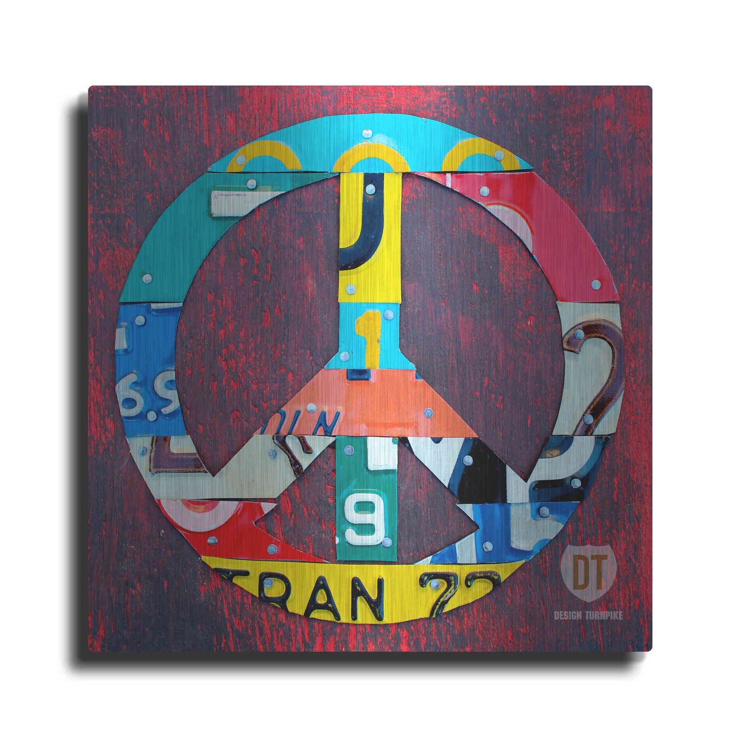 Luxe Metal Art 'Peace' by Design Turnpike, Metal Wall Art