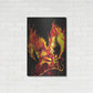 Luxe Metal Art 'Dragon Fire' by Michael StewArt, Metal Wall Art,24x36