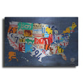 Luxe Metal Art 'USA Map' by Design Turnpike, Metal Wall Art