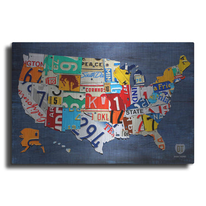 Luxe Metal Art 'USA Map' by Design Turnpike, Metal Wall Art