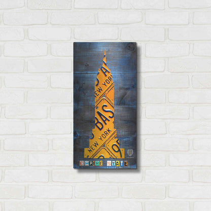 Luxe Metal Art 'Empire State Building' by Design Turnpike, Metal Wall Art,12x24