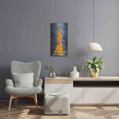 Luxe Metal Art 'Empire State Building' by Design Turnpike, Metal Wall Art,12x24