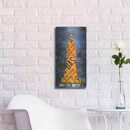 Luxe Metal Art 'Empire State Building' by Design Turnpike, Metal Wall Art,12x24