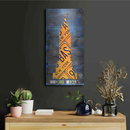 Luxe Metal Art 'Empire State Building' by Design Turnpike, Metal Wall Art,12x24