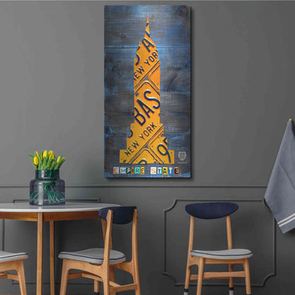 Luxe Metal Art 'Empire State Building' by Design Turnpike, Metal Wall Art,24x48