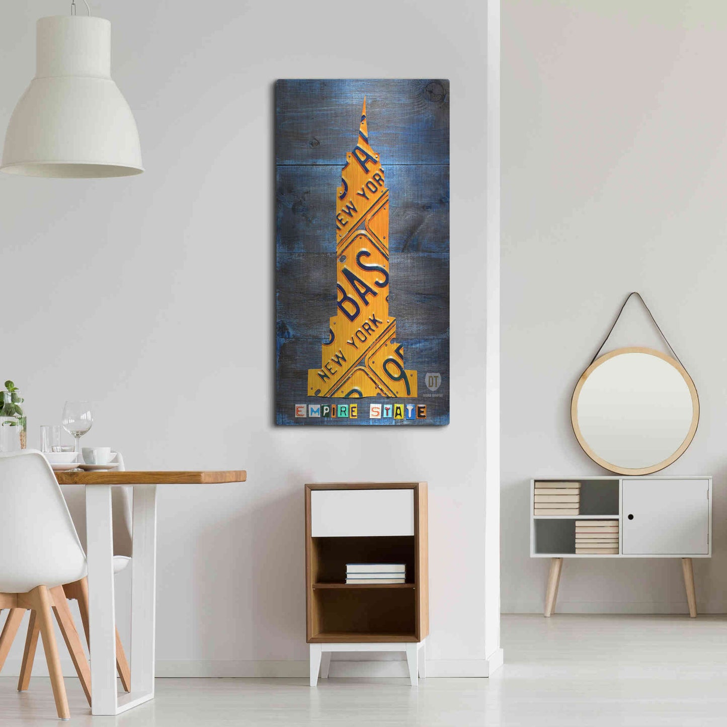 Luxe Metal Art 'Empire State Building' by Design Turnpike, Metal Wall Art,24x48
