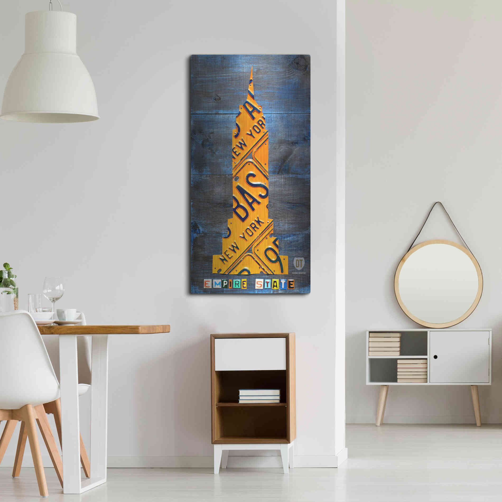 Luxe Metal Art 'Empire State Building' by Design Turnpike, Metal Wall Art,24x48